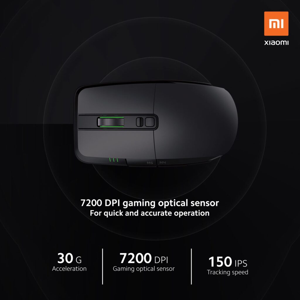 Mi Gaming Mouse support 7200 Gaming Optical Sensor