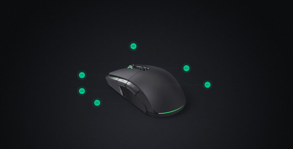 Mi Gaming Mouse support 6 keys that can be customized