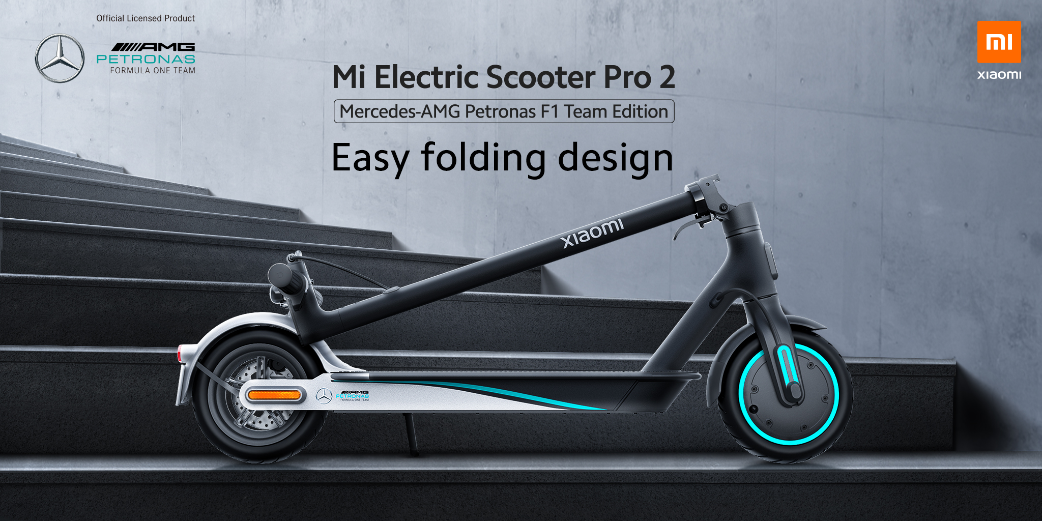 Mi Electric Scooter Pro 2 Mercedes-AMG Petronas F1 Team Edition