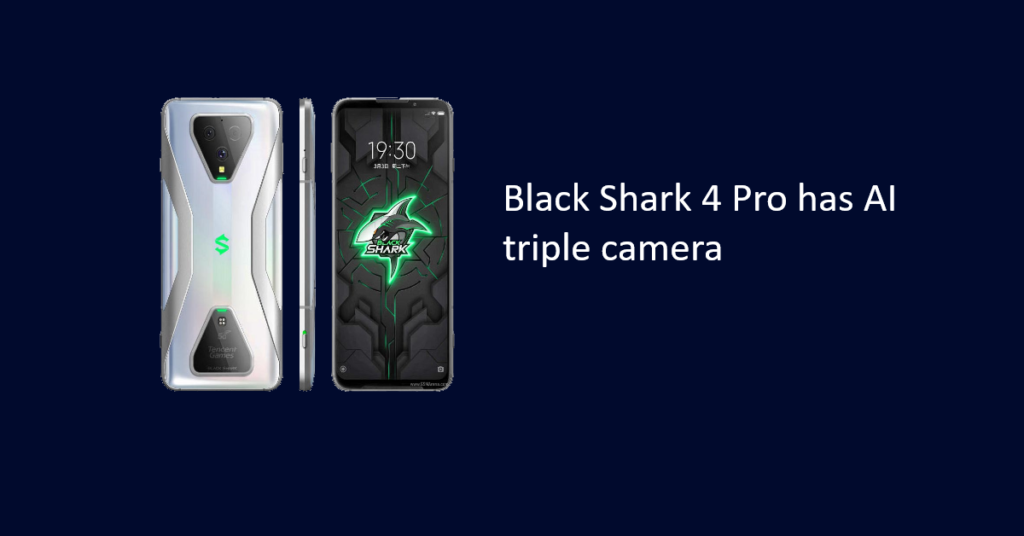 Black Shark 4 Pro has AI triple camera 