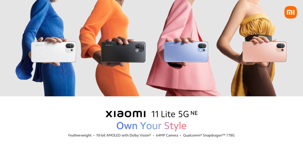 Xiaomi 11 Lite 5G NE: Performance at the highest level in a compact, light-weight body