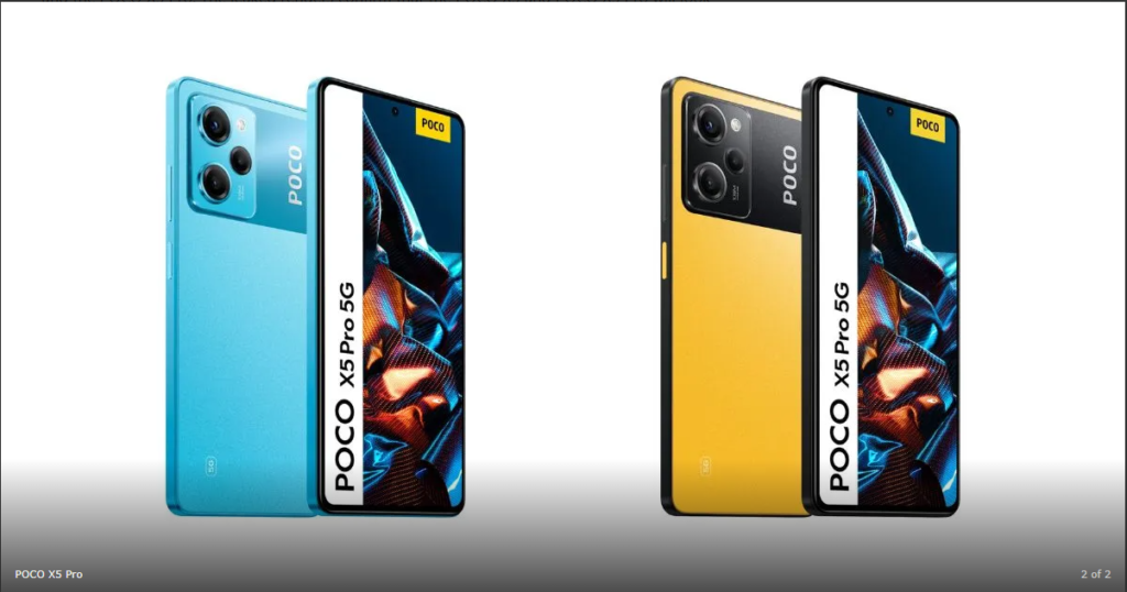 POCO X5 and X5 Pro 5G: design is the combination of POCO X4 Pro and X4 GT